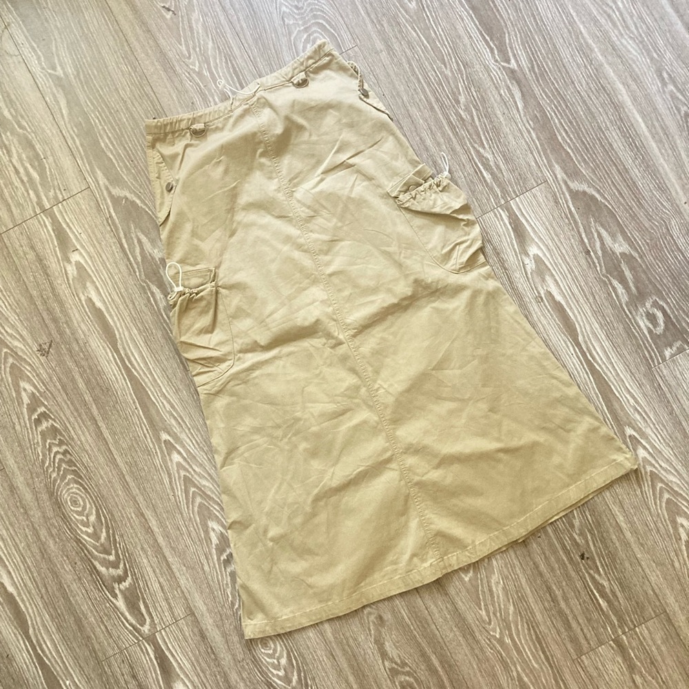 Khaki Maxi Skirt